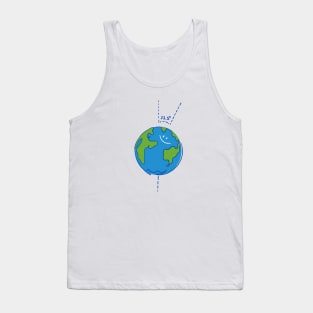 23.5 Earth on Ongsa Tote bag - Colored | Tilt - The world is tilted 23.5 degree 23point5 MilkLove OngsaSun Tank Top